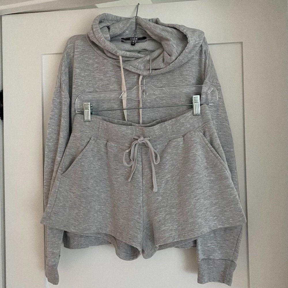 Quince SuperSoft Fleece Shorts & Hoodie Set